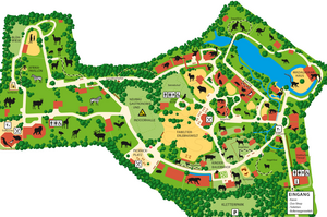 Grafik des Lageplans